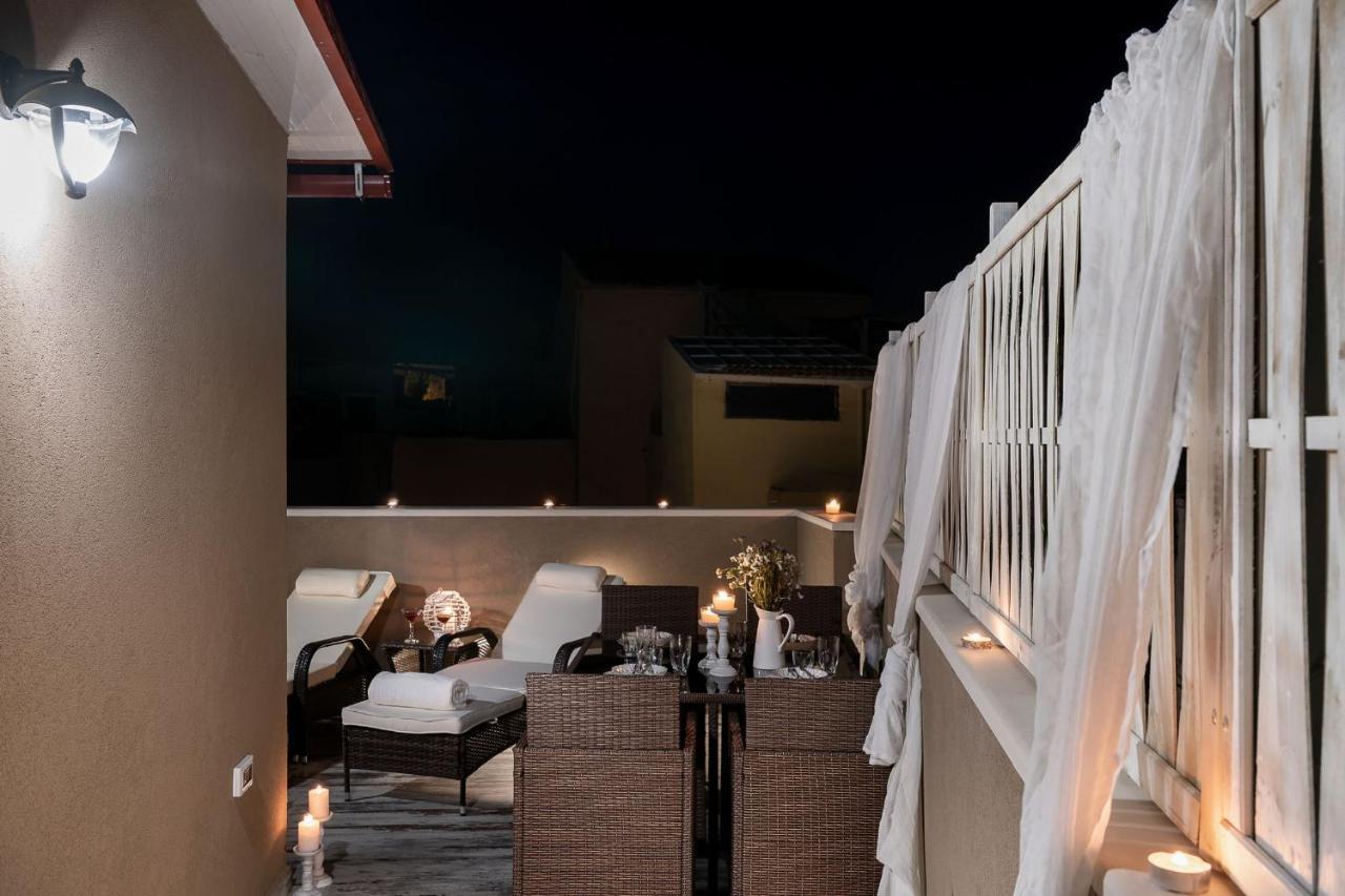 Castello Luxury Residence With Private Jacuzzi Chrissi Akti Chania Exterior foto